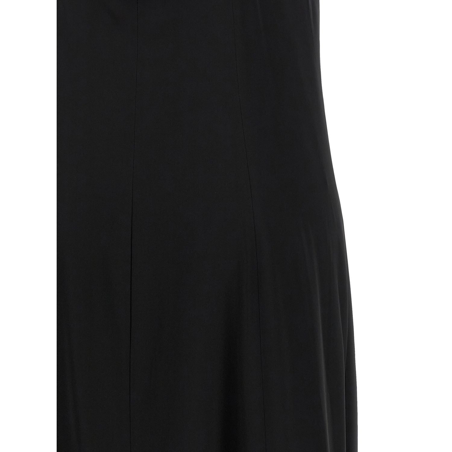 Peserico Black Viscose Long Dress