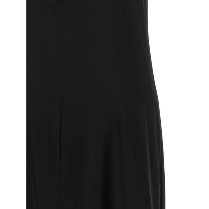 Peserico Black Viscose Long Dress