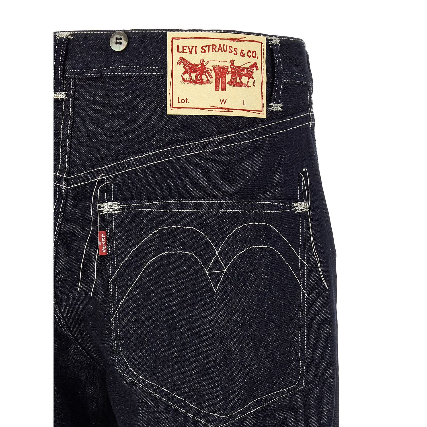 Junya Watanabe Blue Cotton Straight-Leg Jeans