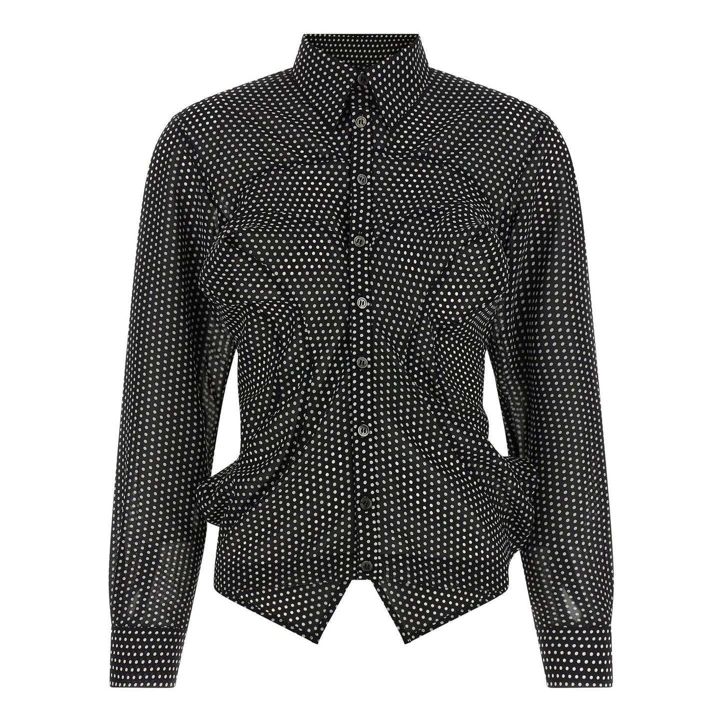 Junya Watanabe Bicolor Polyester Blouse