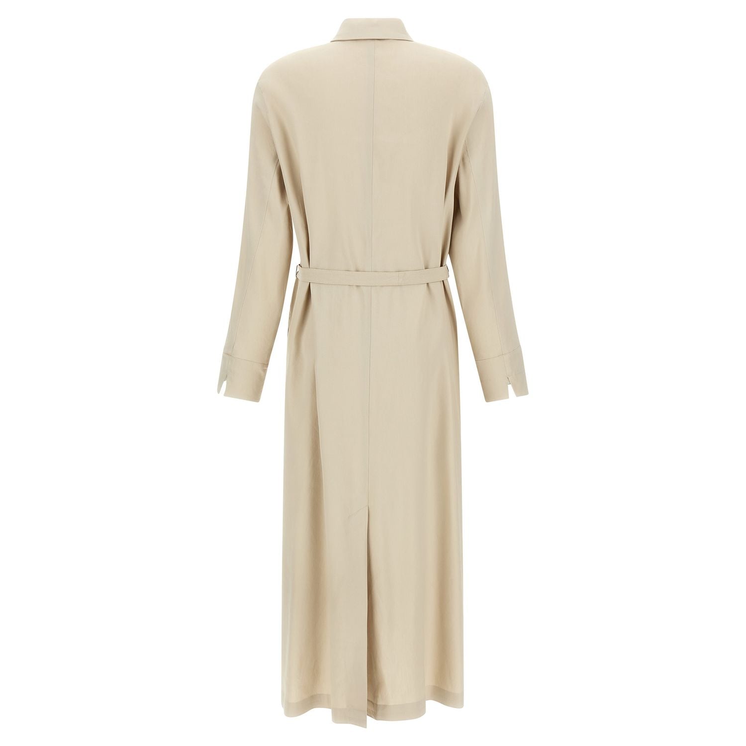 Max Mara Beige Linen Long Dress