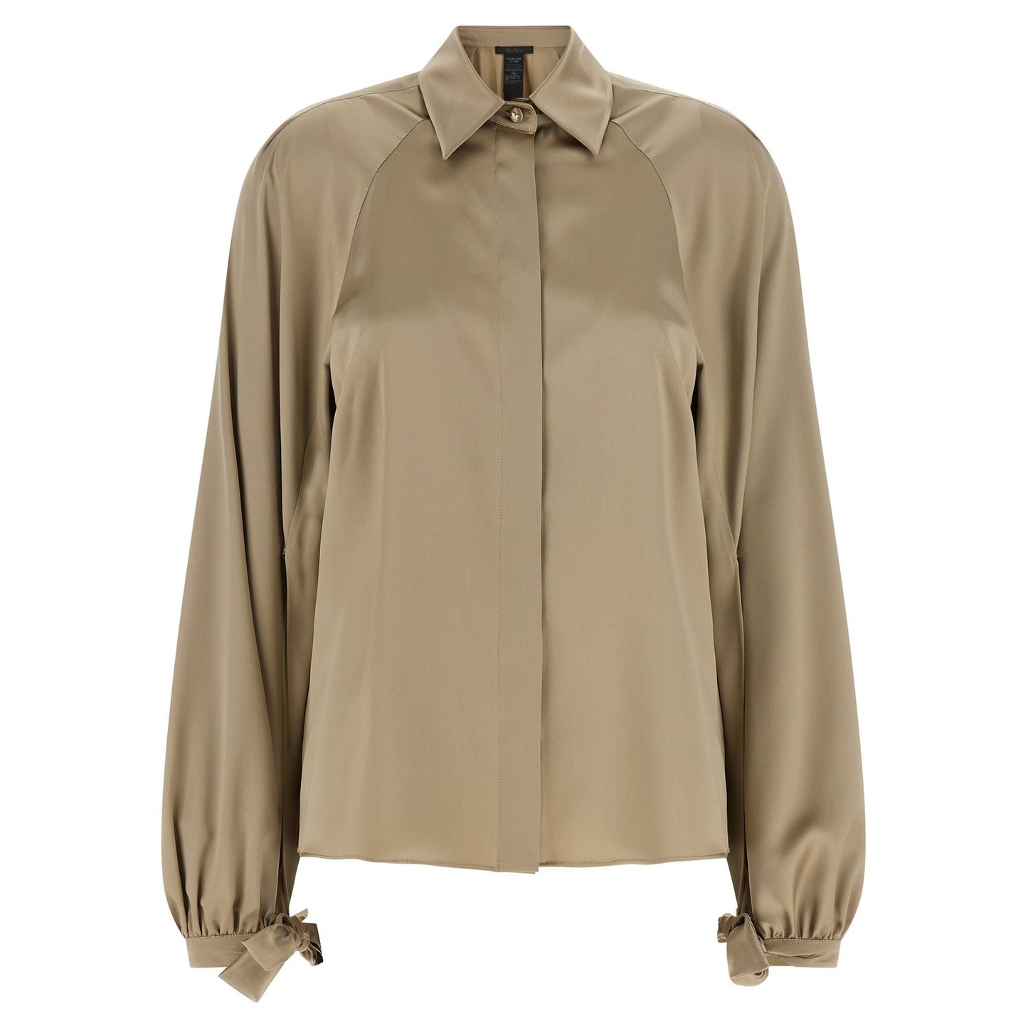 Max Mara Beige Silk Blouse