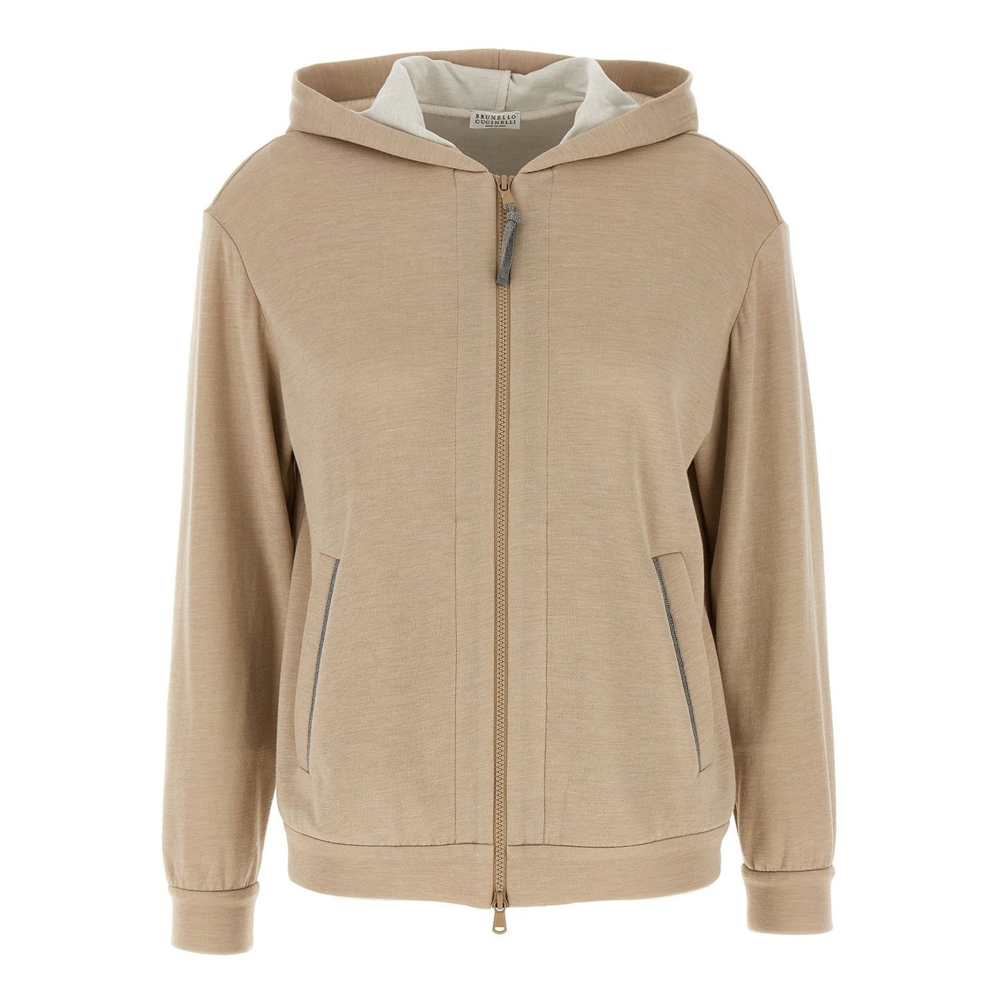 Brunello Cucinelli Beige Cotton Cardigan