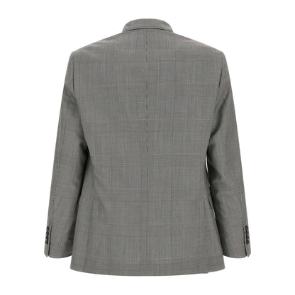 Brunello Cucinelli Gray Virgin Wool Blazer