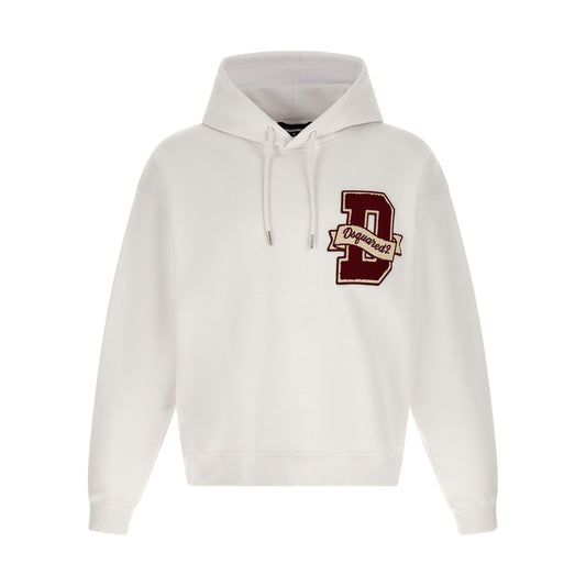 Dsquared² White Cotton Sweatshirt