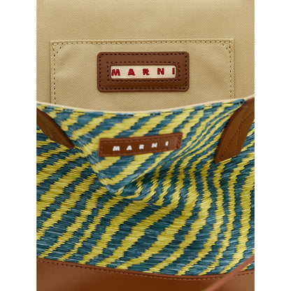 Marni Bicolor Polyamide Tote Bag