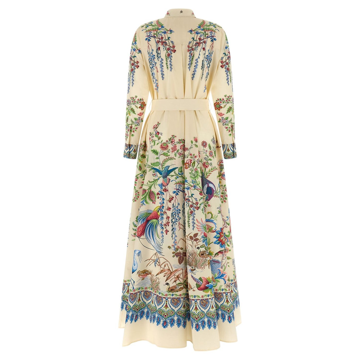Etro Multicolor Cotton Long Dress