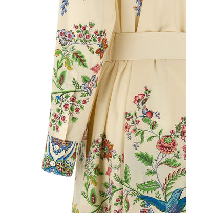 Etro Multicolor Cotton Long Dress