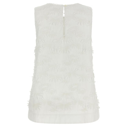 P.A.R.O.S.H. White Cotton Blouse