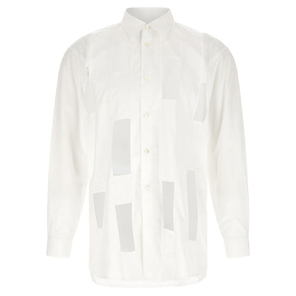 Comme Des Garçons White Cotton Blouse