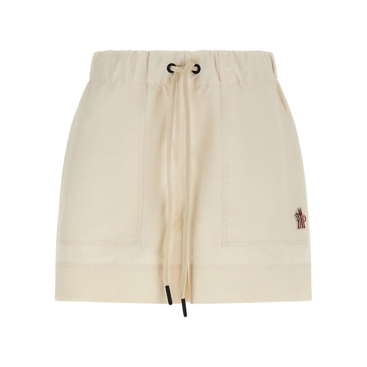 Moncler Grenoble White Polyester Bermuda Shorts