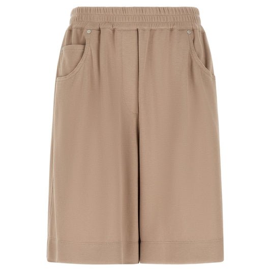 Brunello Cucinelli Brown Cotton Bermuda Shorts