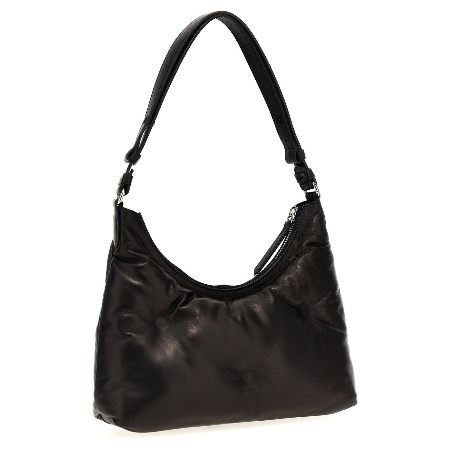 Maison Margiela Black Lamb Leather Shoulder Bag