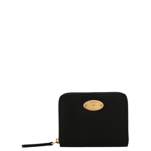 Mulberry Black Bovine Leather Cardholder