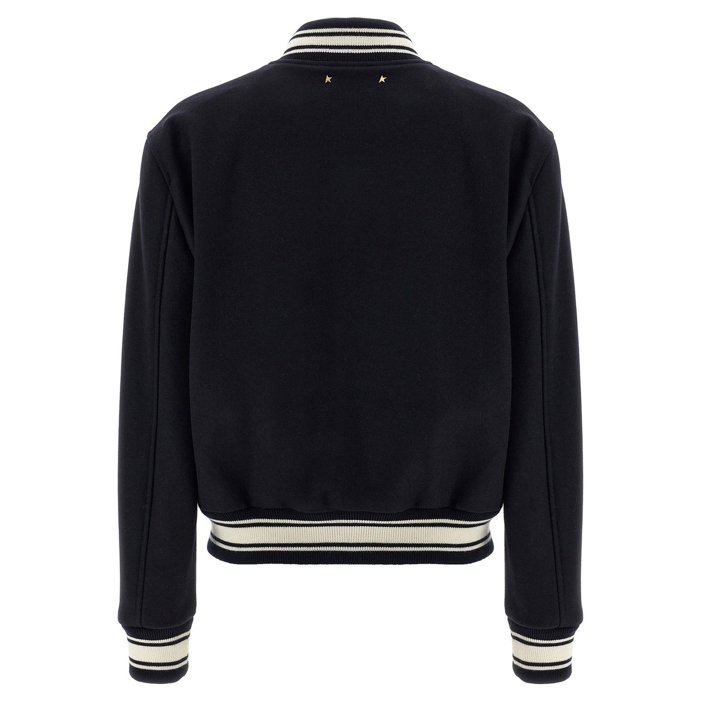 Golden Goose Blue Virgin Wool Bomber