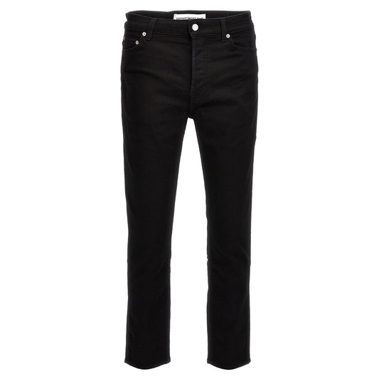 Department 5 Black Cotton Skinny Jeans
