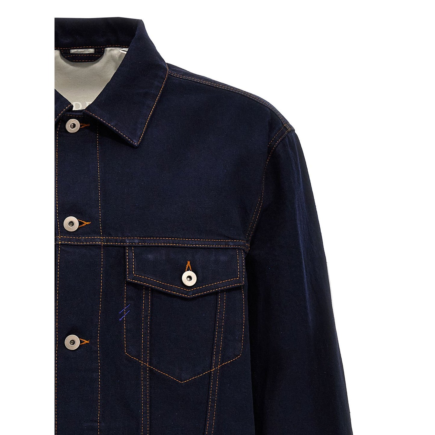 Burberry Blue Cotton Denim Jacket