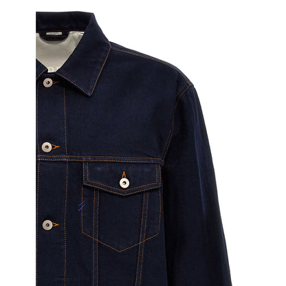 Burberry Blue Cotton Denim Jacket