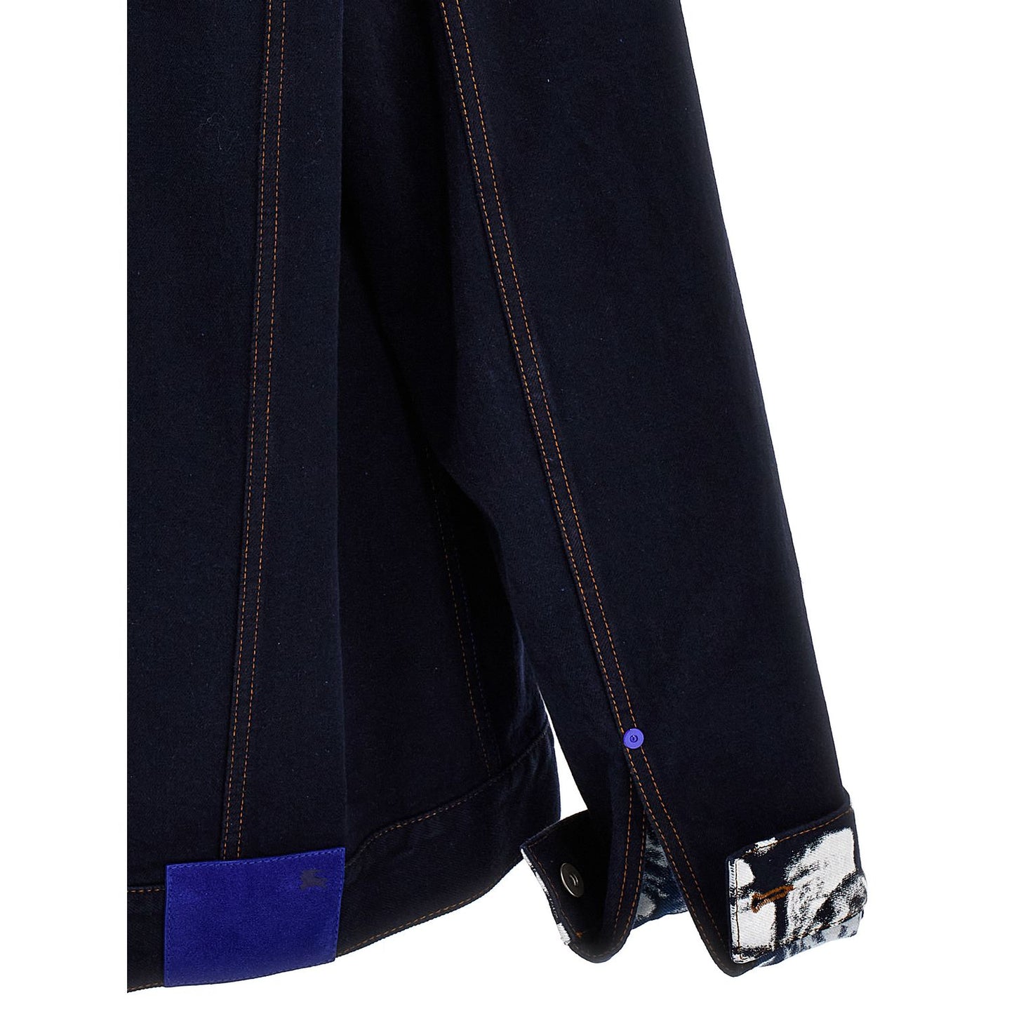 Burberry Blue Cotton Denim Jacket