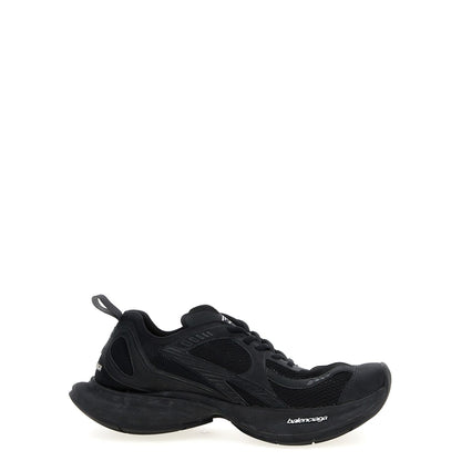 Balenciaga Black Polyester Athletic Sneakers