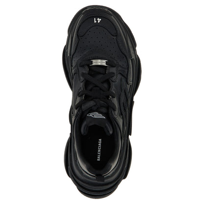 Balenciaga Black Polyethylene Athletic Sneakers