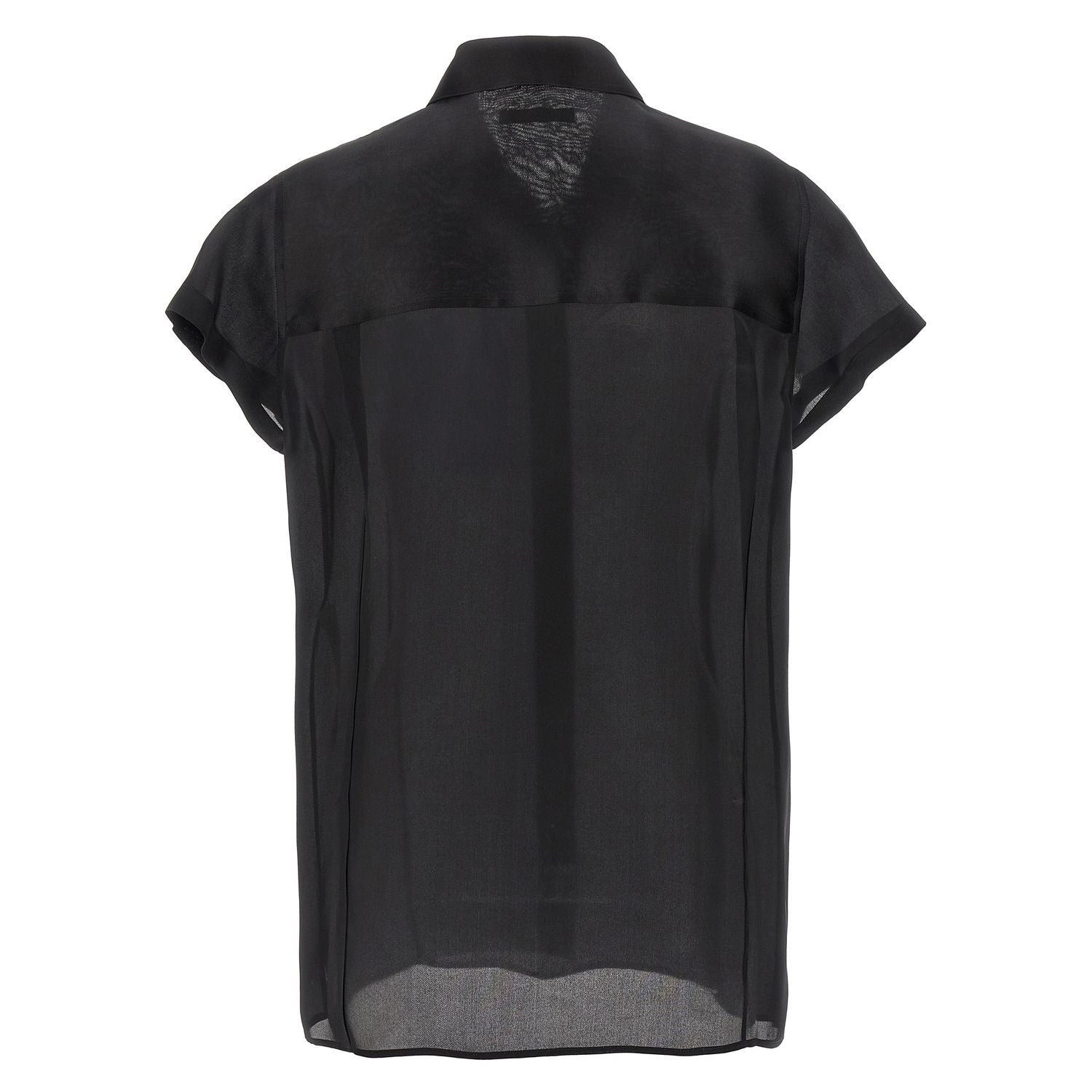 Khaite Black Silk Blouse