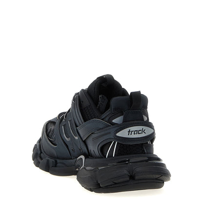 Balenciaga Black Polyethylene Athletic Sneakers