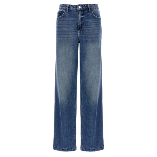 L'Agence Blue Cotton Jeans Denim