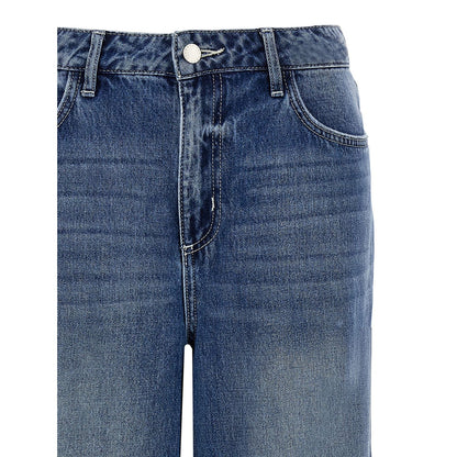 L'Agence Blue Cotton Jeans Denim