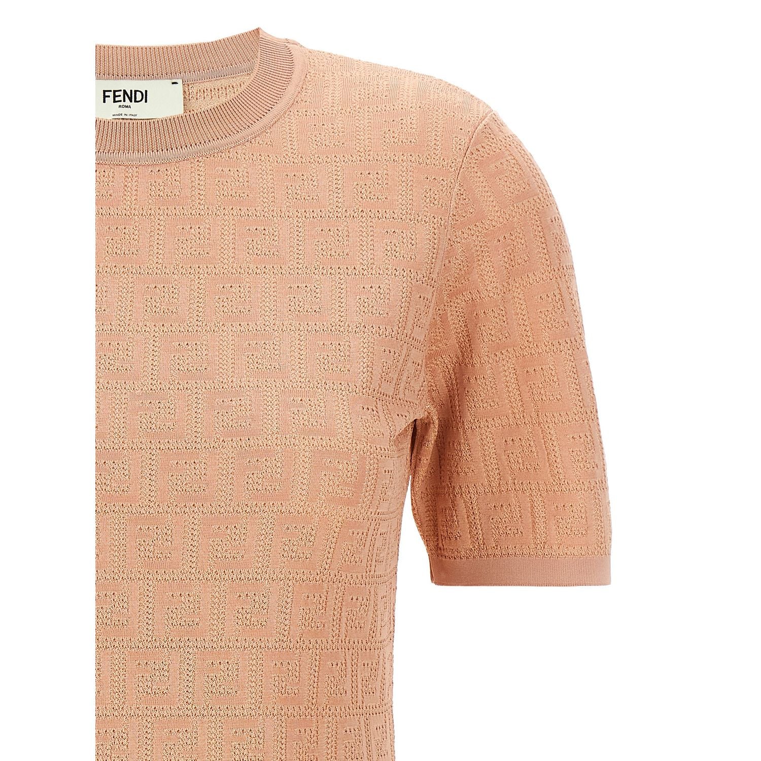 Fendi Multicolor Cotton Short Dress