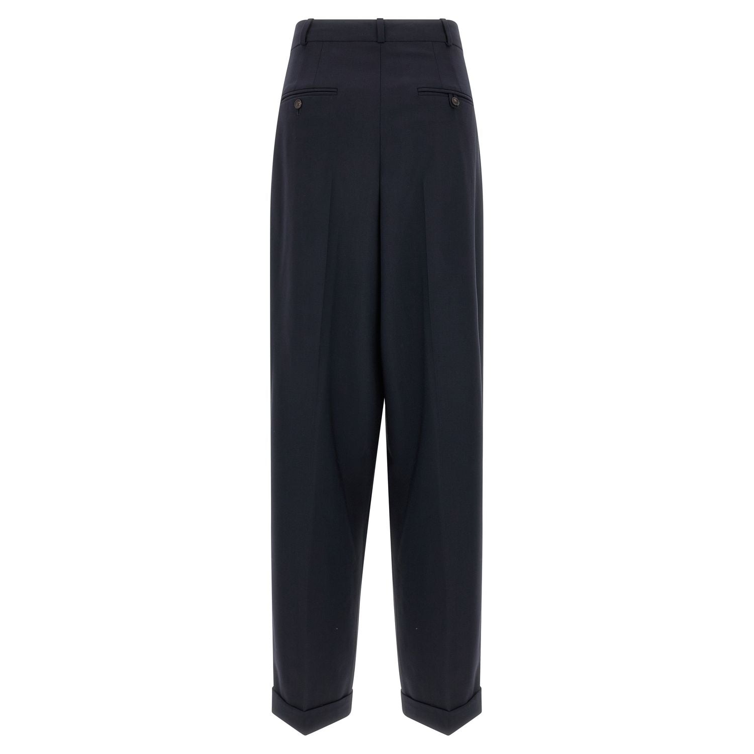 Polo Ralph Lauren Blue Wool Casual Pants