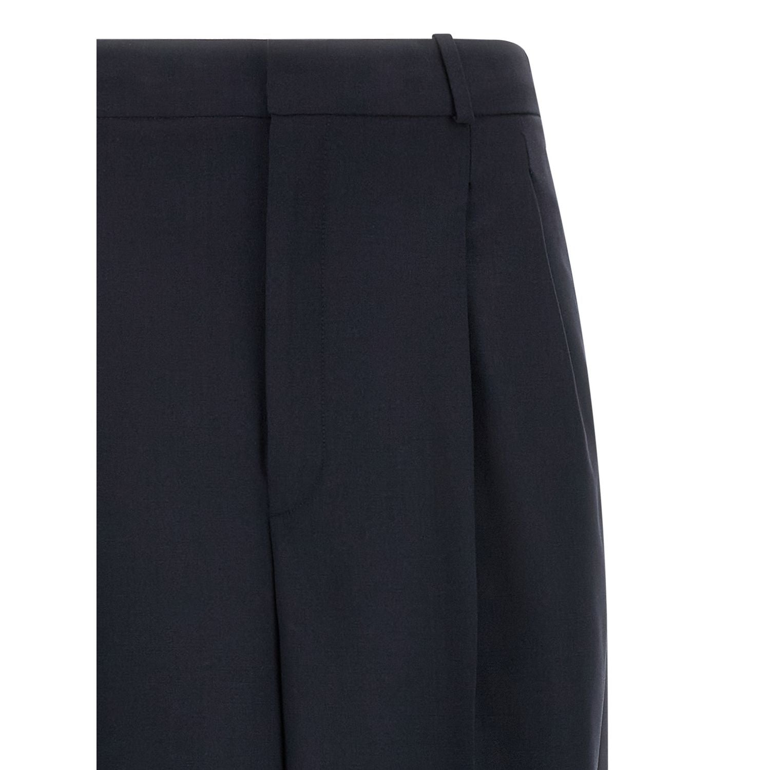Polo Ralph Lauren Blue Wool Casual Pants