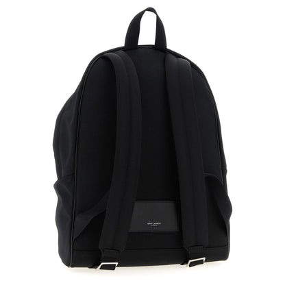 Saint Laurent Black Polyamide Backpack