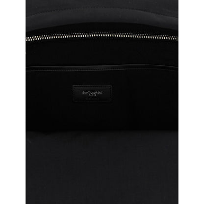 Saint Laurent Black Polyamide Backpack