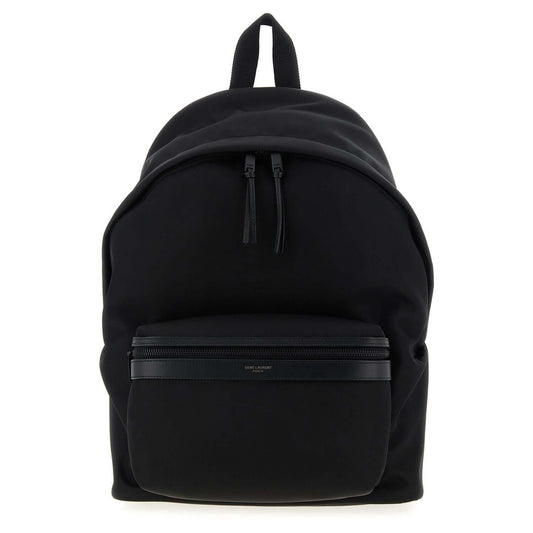 Saint Laurent Black Polyamide Backpack