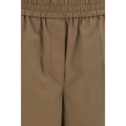 Brunello Cucinelli Brown Cotton Casual Pants