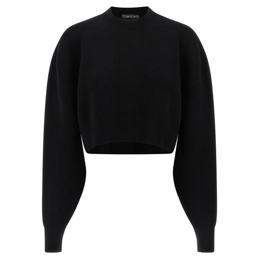 Tom Ford Black Virgin Wool Cardigan