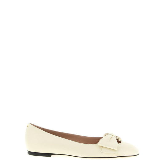 Valentino Garavani White Leather Ballet Flats