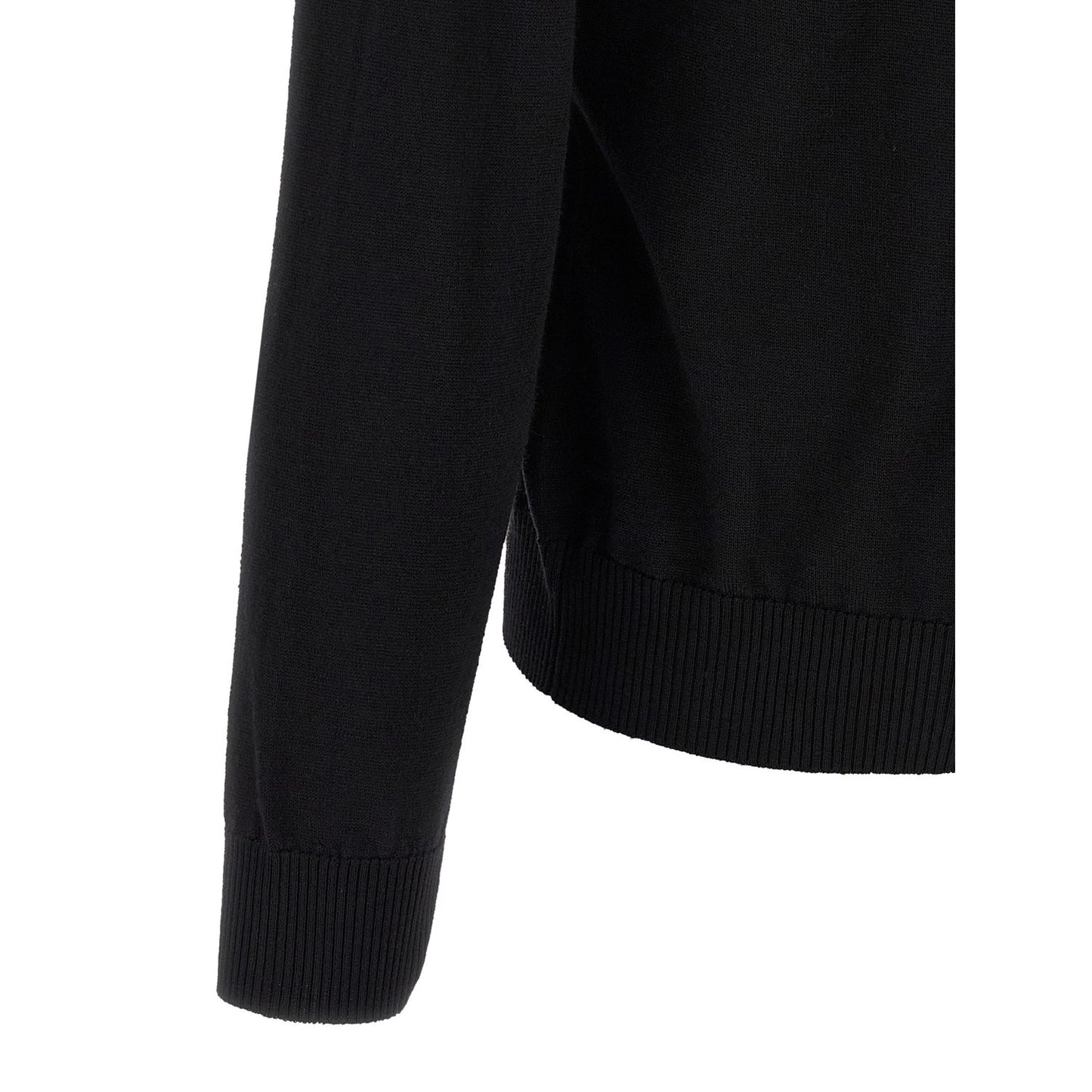 Fendi Black Virgin Wool Cardigan