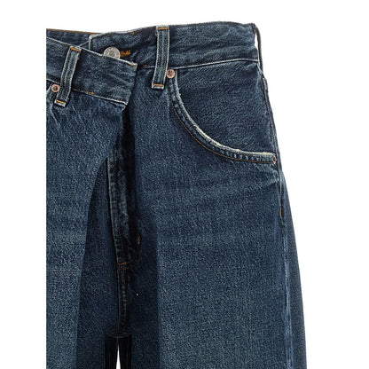 Agolde Blue Cotton Jeans Denim