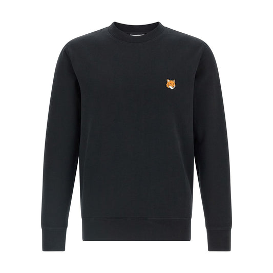 Maison Kitsuné Black Cotton Sweatshirt