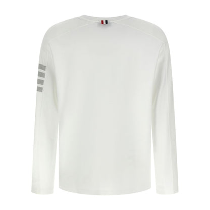Thom Browne White Cotton T-Shirt