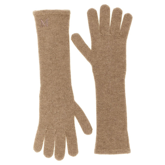 Max Mara Beige Cashmere Gloves