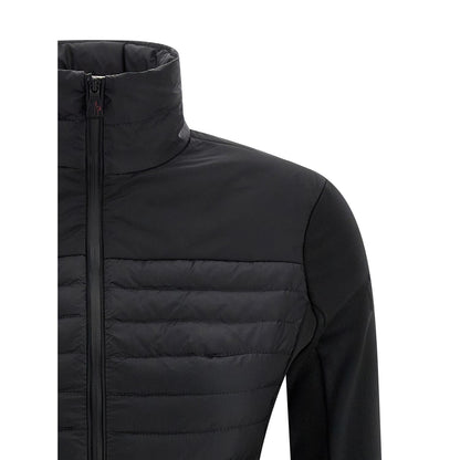 Moncler Grenoble Black Polyamide Cardigan
