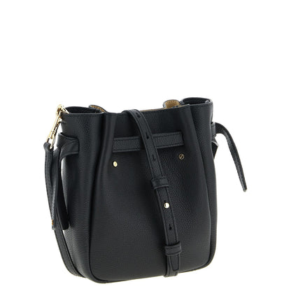 Tory Burch Black Cowhide Crossbody Bag