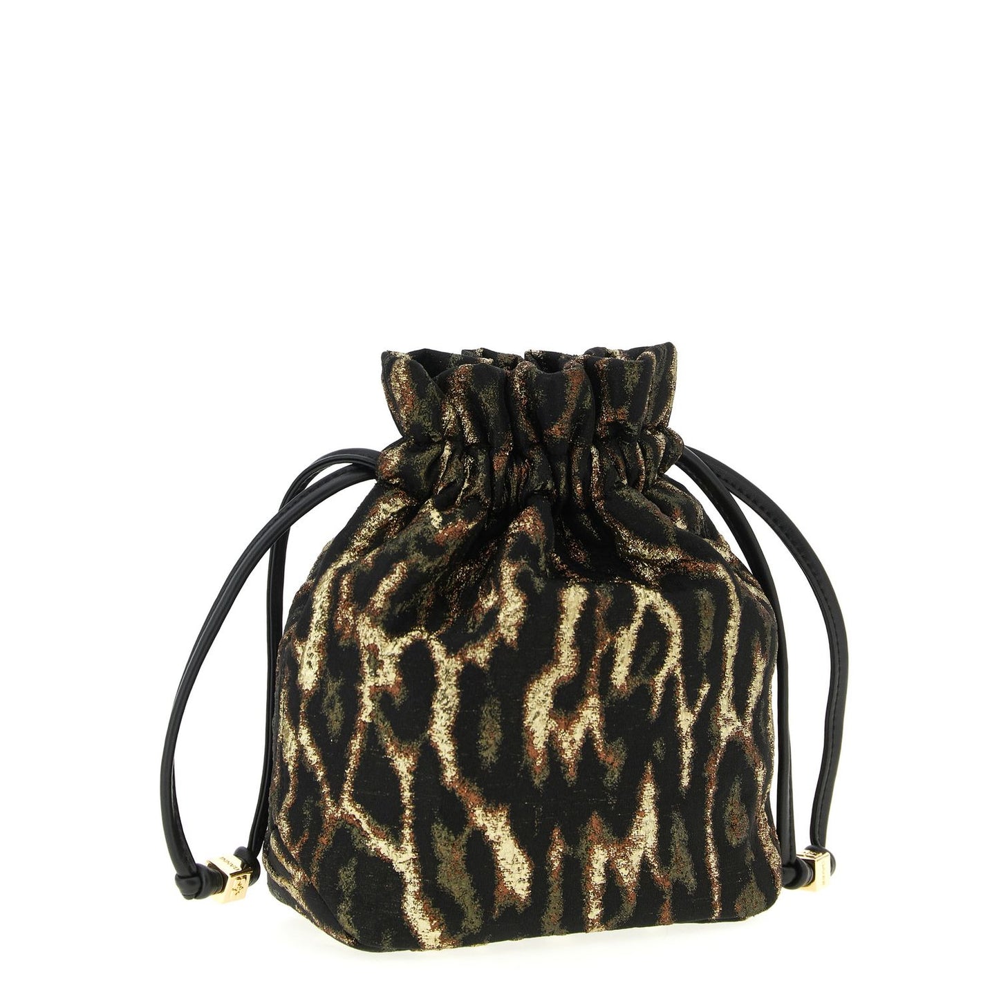 Ganni Brown Polyester Clutch Bag