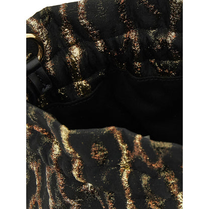 Ganni Brown Polyester Clutch Bag
