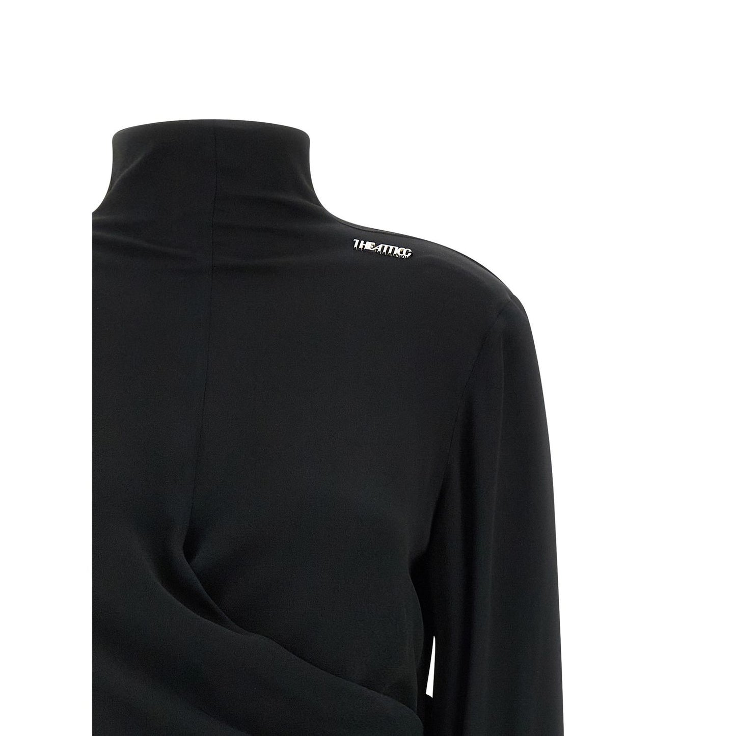 The Attico Black Acetate Tank Tops