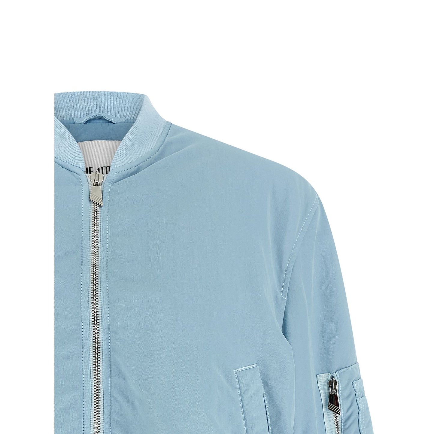 The Attico Blue Polyamide Bomber