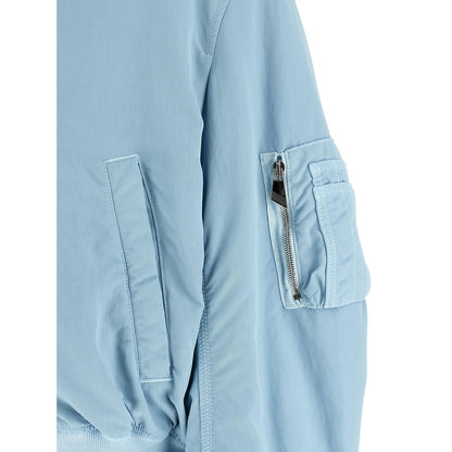 The Attico Blue Polyamide Bomber